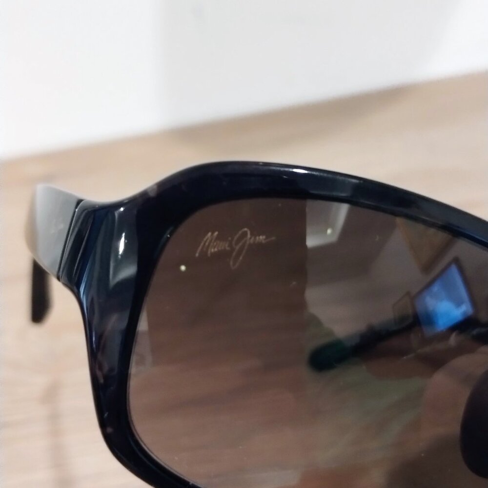 Maui Jim Koki Beach Sunglasses MJ433-11T Black Grey Tortoise Polarized - Picture 6 of 8